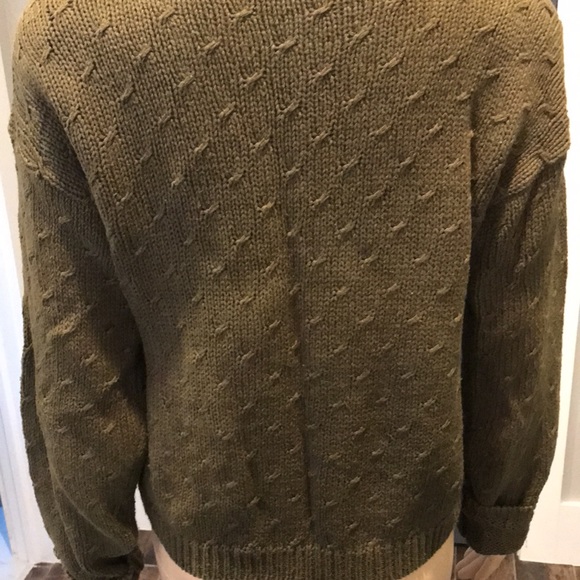 Vintage grannycore fall winter button embroidery sweater - Picture 4 of 6